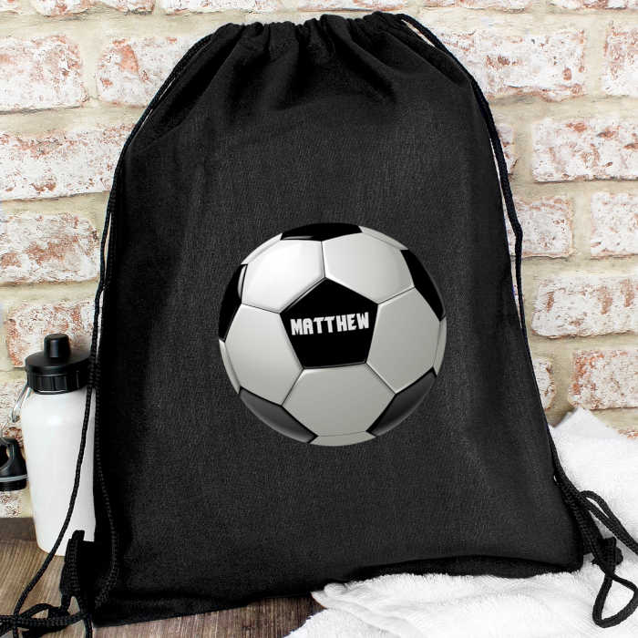 Black Football Kit Bag