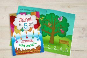 Personalised A Counting Birthday Book