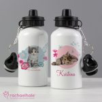 Cute Kitten Personalised Water Bottle