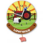 Farmer Personalised Wall Clock