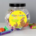 Personalised Sweet Jar - Easter Bunny