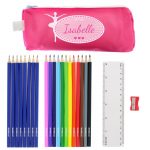 Pink Ballerina Pencil Case & Personalised Content
