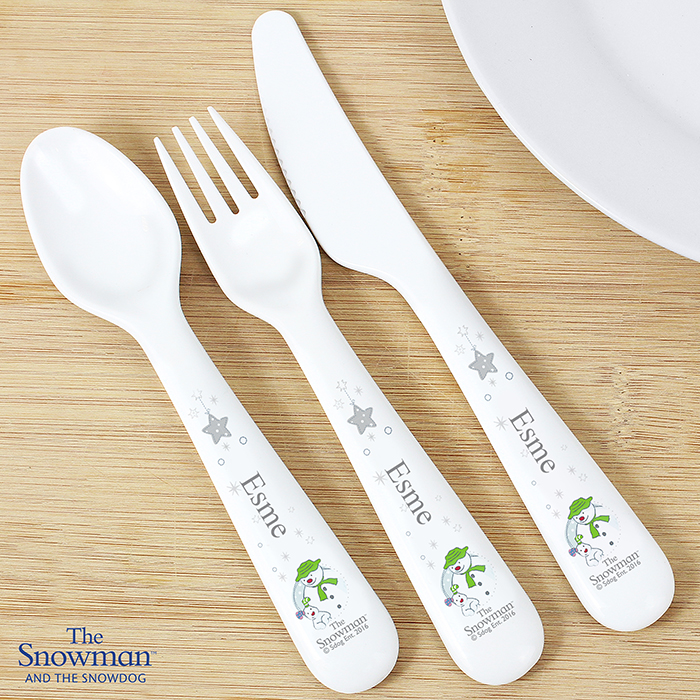 The Snowman and the Snowdog Cutlery Set
