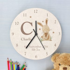 Personalised Nursery Clock
