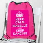 Personalised Pink Dance Kit Bag