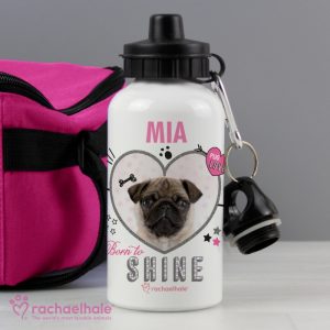 Personalised Pug Water Bottle