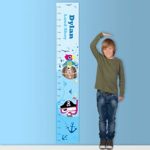 Pirate Personalised Height Chart