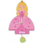Princess Personalised Wall Clock