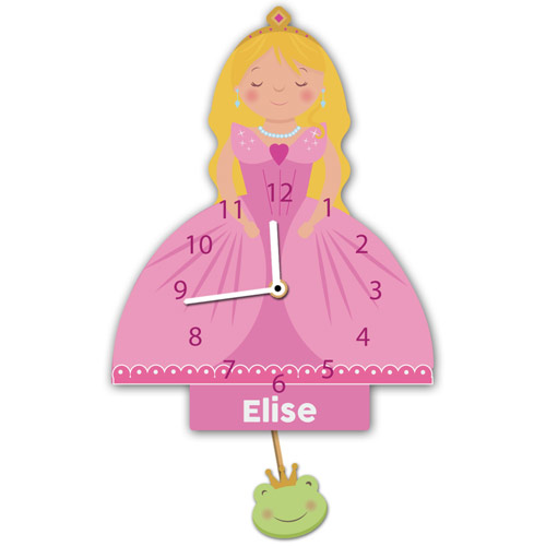 Princess Personalised Wall Clock