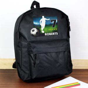personalised football school bag