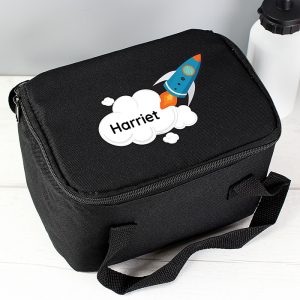 Personalised Space Rocket Lunch Bag
