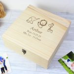 New Baby Wooden Keepsake Box