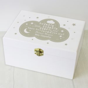 Personalised Twinkle Twinkle Keepsake Box