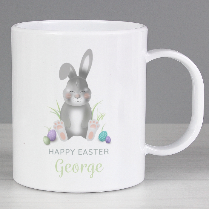 Easter Bunny Personalised Plastic Mug