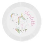 Unicorn Plastic Plate