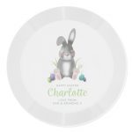 Personalised Bunny Drop Proof Plate