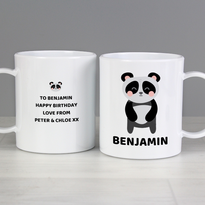Personalised Panda Childrens Mug