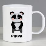 Personalised Panda Plastic Mug