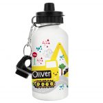 Digger Personalised Water Bottle