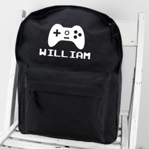 Personalised Gaming Backpack School Bag