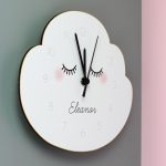 Personalised Clock for Girls Bedroom