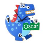 Children's Personalised Dinosaur Clock