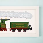 Personalised Train Framed Print