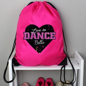 Live To Dance Personalised Kit Bag