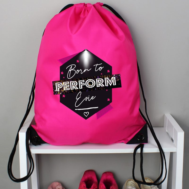 Personalised Born to Perform Dance Kit Bag