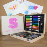 Girl's Personalised Colouring Set