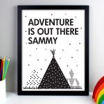 Personalised Adventure Is Out There Framed Print
