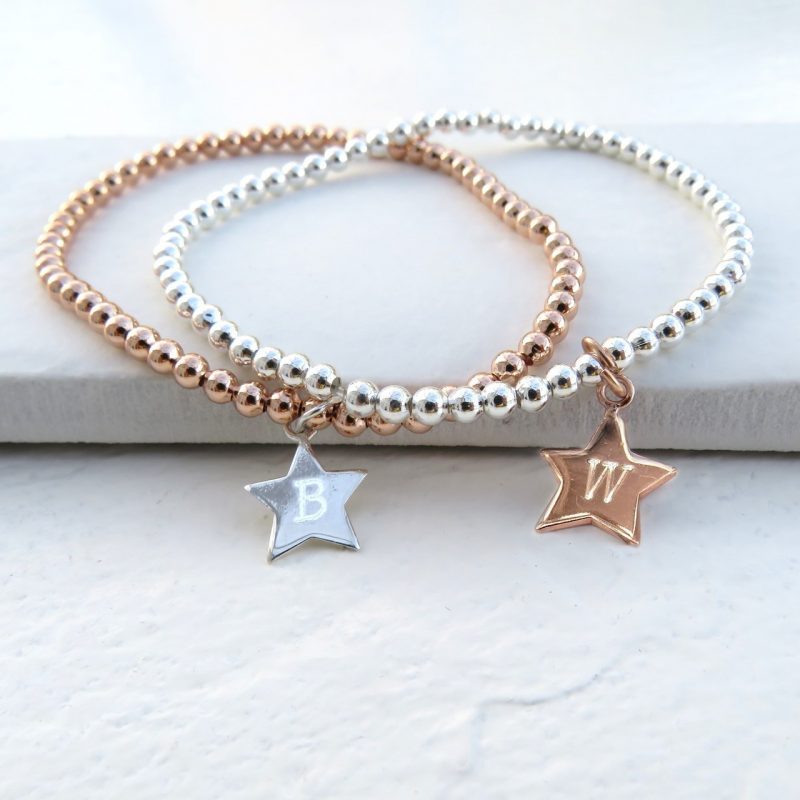 Personalised Star Charm Bracelet