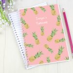 Personalised Pineapple Notebook