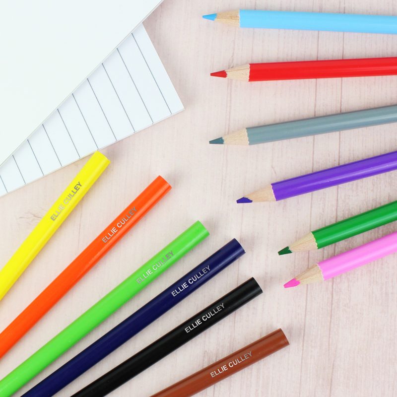 Personalised Colouring Pencils – PersonalisedKidsGifts.co.uk
