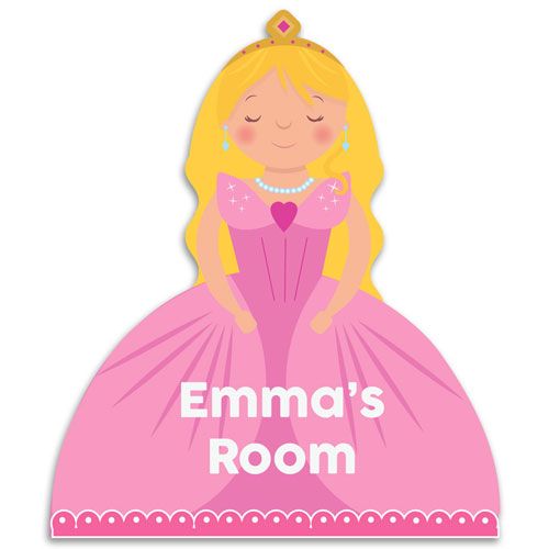 Princess Bedroom Door Plaque