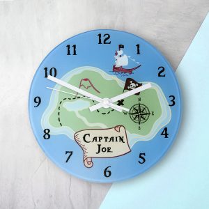 Personalised Pirate Wall Clock
