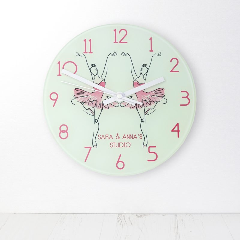 Ballet Dancer Personalised Clock