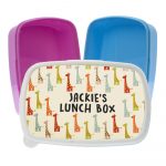 Giraffe Pattern Lunch Box