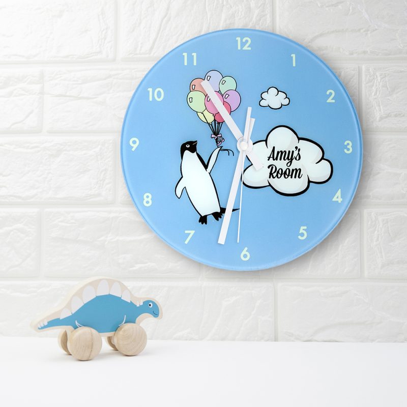 Percy Penguin Wall Clock
