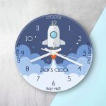 Space Shuttle Glass Clock