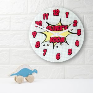 Pow Personalised Wall Clock