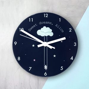 Sweet Dreams Personalised Clock