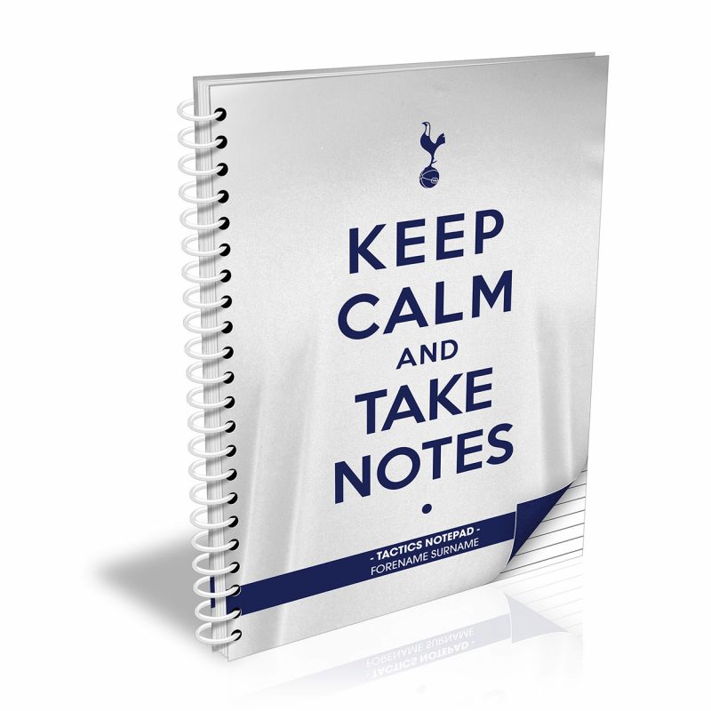 Tottenham Hotspur Keep Calm Notebook
