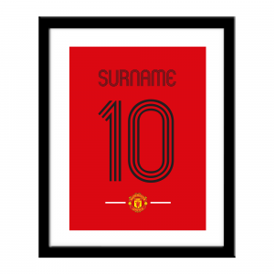 Manchester United FC Retro Shirt Print