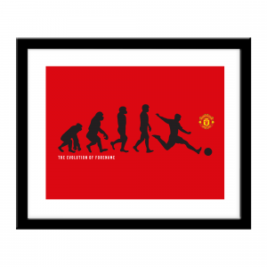 Manchester United FC Evolution Print