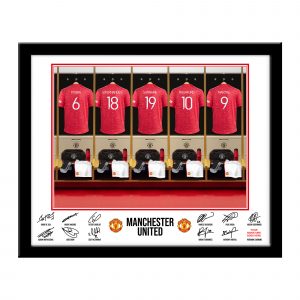 Manchester United FC Dressing Room Framed Print