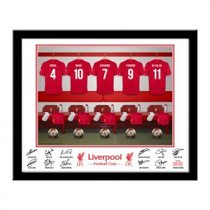 Liverpool FC Dressing Room Framed Print
