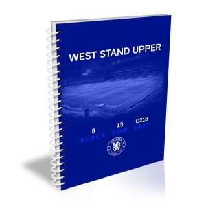 Chelsea FC My Seat in Stamford Bridge A4 Lined Notepad