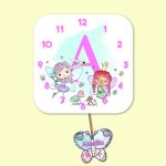 Alphabet Fairy Wall Clock