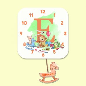 Alphabet Nursery Design Wall Clock